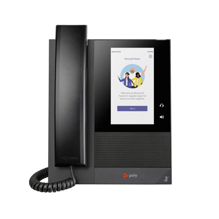 POLY CCX 400 Business Media Phone for Microsoft Teams and PoE-enabled