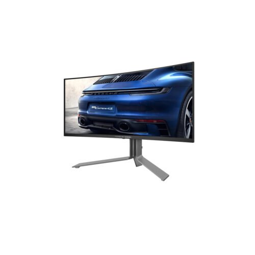 AOC Porsche PD34 computer monitor 86.4 cm (34") 3440 x 1440 pixels Wide Quad HD QD-OLED Black - Image 4