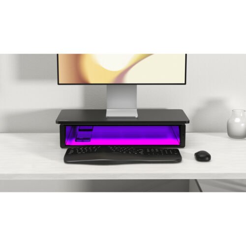 Kensington UVStand™ monitor stand with UVC sanitisation compartment - Image 3
