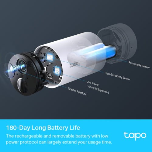 TP-Link Tapo Smart Wire-Free Security Camera System, 2-Camera System - Image 3