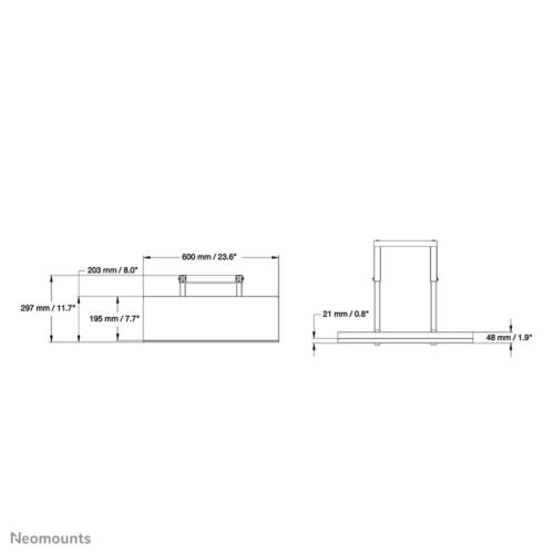 Neomounts PLASMA-M2KEYB Multimedia holder - Image 3
