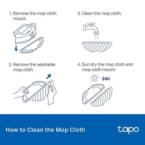 TP-Link Tapo Robot Vacuum Washable Mop Cloth - Image 4