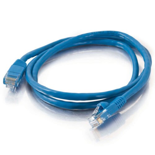 C2G 0.5m Cat5e Booted Unshielded (UTP) Network Patch Cable - Blue - Image 3