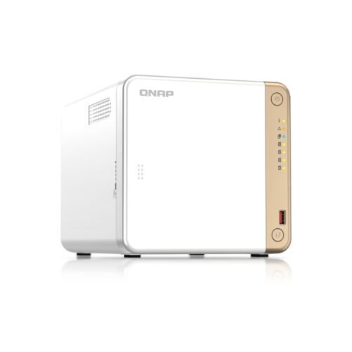 QNAP TS-462-4G NAS/storage server Tower Intel® Celeron® N4505 4 GB DDR4 0 TB QNAP QTS White - Image 4
