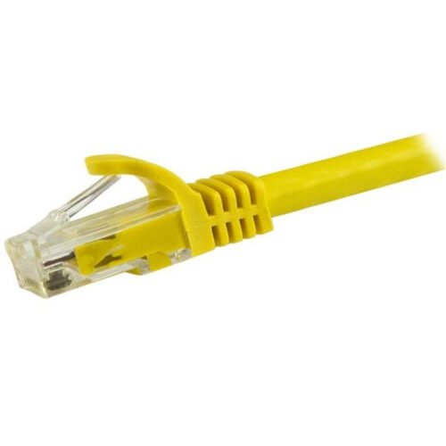 StarTech.com 15m CAT6 Ethernet Cable - Yellow CAT 6 Gigabit Ethernet Wire -650MHz 100W PoE RJ45 UTP Network/Patch Cord Snagless - Image 2