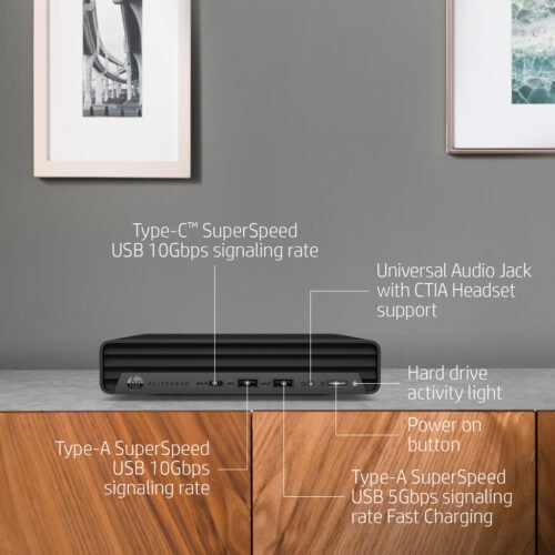 HP EliteDesk 800 G6 Intel® Core™ i7 i7-10700T 8 GB DDR4-SDRAM 256 GB SSD Windows 11 Pro Mini PC Black - Image 22