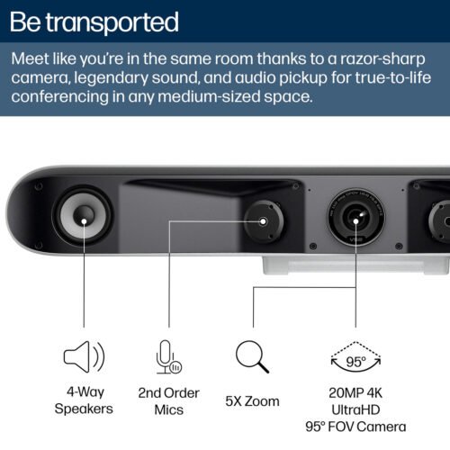 POLY Studio V52 USB Video Bar - Image 15
