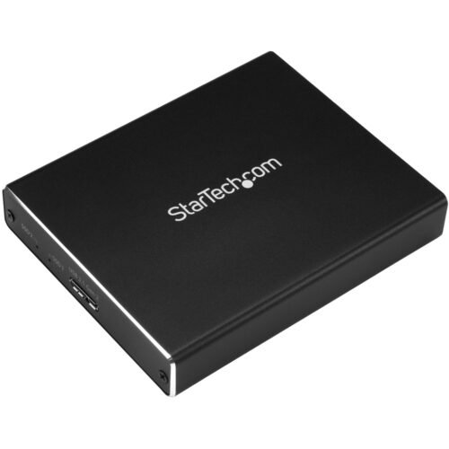 StarTech.com Dual-Slot Drive Enclosure for M.2 SATA SSDs - USB 3.1 (10Gbps) - RAID - Image 6