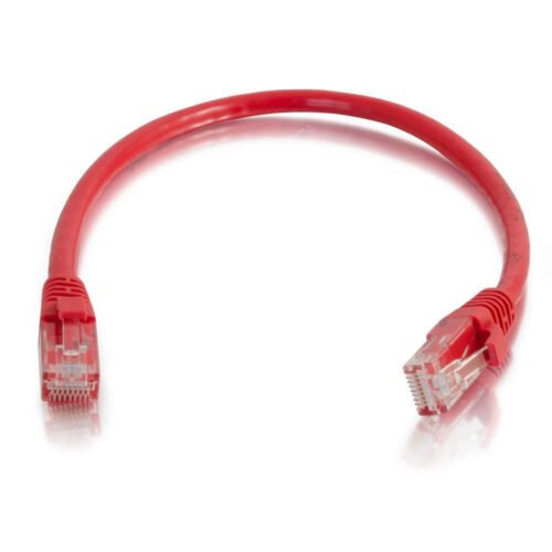 C2G 0.5m Cat5e Booted Unshielded (UTP) Network Patch Cable - Red - Image 4