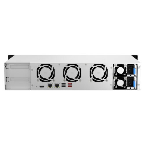 QNAP TS-864EU-RP-8G NAS/storage server Rack (2U) Intel® Celeron® N5095 8 GB DDR4 0 TB QNAP Turbo System Black - Image 2
