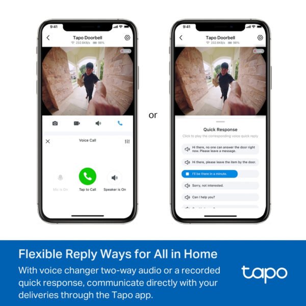 TP-Link Tapo Smart Battery Video Doorbell - Image 6