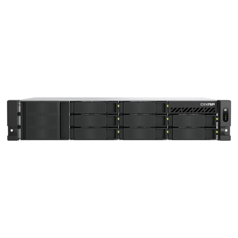 QNAP TS-855EU-RP NAS Rack (2U) Intel Atom® C5125 8 GB DDR4 0 TB QuTS hero Black