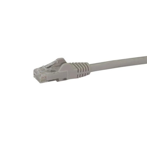 StarTech.com 1m CAT6 Ethernet Cable - Grey CAT 6 Gigabit Ethernet Wire -650MHz 100W PoE RJ45 UTP Network/Patch Cord Snagless w/ - Image 2