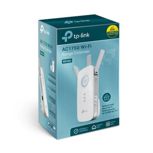 TP-Link RE450 network extender Network transmitter White 10, 100, 1000 Mbit/s - Image 5