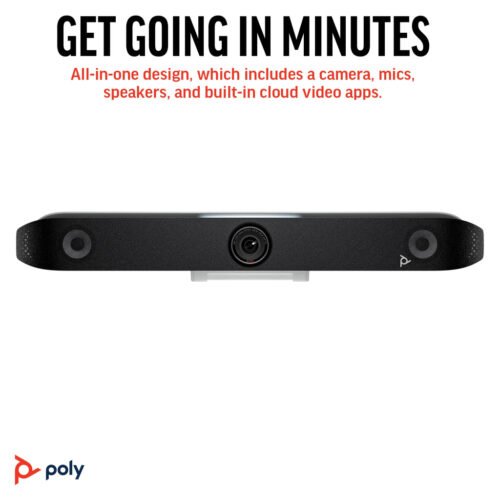 POLY Studio X52 All-In-One Video Bar - Image 8