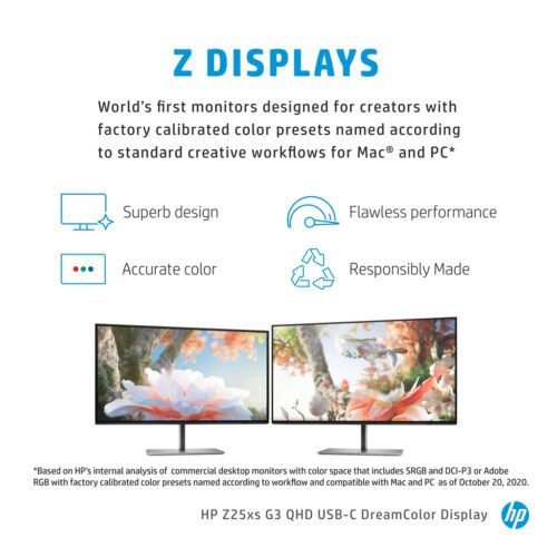 HP Z25xs G3 QHD USB-C DreamColor Display - Image 18