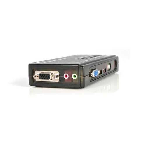 StarTech.com 4 Port Black USB KVM Switch Kit with Cables and Audio - Image 3