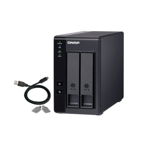 QNAP TR-002 storage drive enclosure HDD/SSD enclosure Black 2.5/3.5" - Image 5