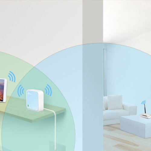 TP-Link TL-WR802N wireless router Fast Ethernet Single-band (2.4 GHz) Blue, White - Image 4
