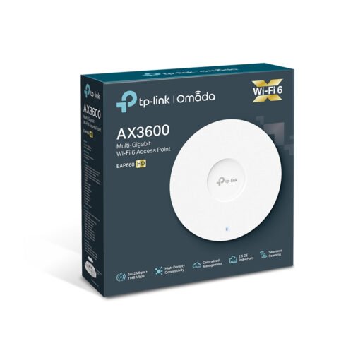 TP-Link Omada AX3600 Wireless Dual Band Multi-Gigabit Ceiling Mount Access Point - Image 4