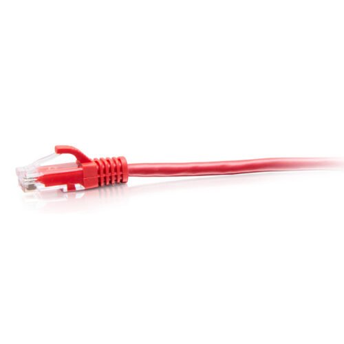 C2G 0.9m Cat6a Snagless Unshielded (UTP) Slim Ethernet Patch Cable - Red - Image 2
