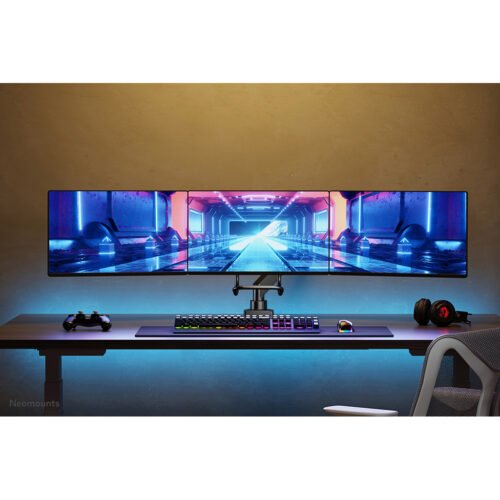 Neomounts NM-D775DX3BLACK Monitor arm 17-27" - gas spring - Topfix - 180°-stop - Image 18