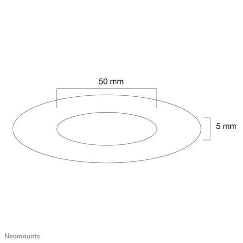 Neomounts FPMA-CRW5HM Ceiling cover - diam. 50 mm - Image 2