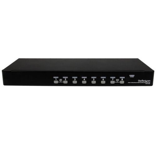 StarTech.com 8 Port 1U Rackmount USB PS/2 KVM Switch with OSD - Image 2