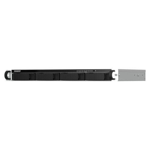 QNAP TS-464eU NAS Rack (1U) Intel® Celeron® N5095 8 GB DDR4 0 TB QNAP Turbo System Aluminium, Black - Image 5