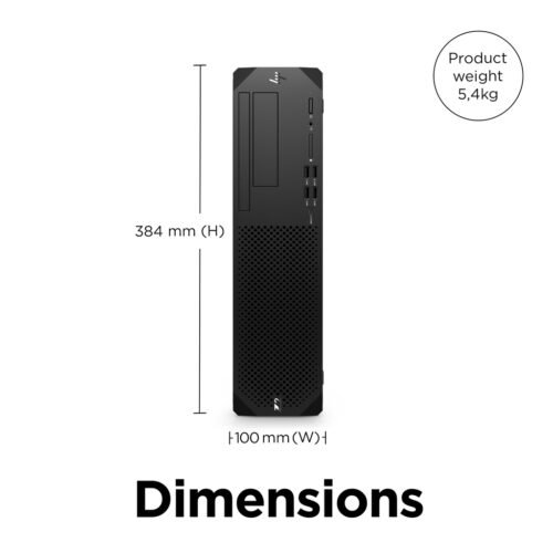 HP Z2 G9 Intel® Core™ i7 i7-12700 16 GB DDR5-SDRAM 512 GB SSD NVIDIA T400 Windows 11 Pro SFF Workstation Black - Image 7