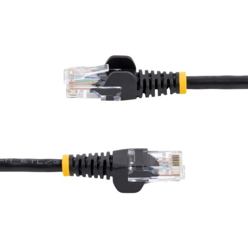 StarTech.com Cat5e Patch Cable with Snagless RJ45 Connectors - 5 m, Black - Image 3