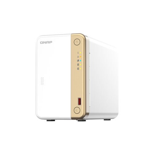 QNAP TS-262 NAS Tower Intel® Celeron® N4505 4 GB 0 TB QNAP QTS Gold, White - Image 8