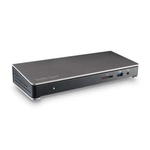 StarTech.com Thunderbolt 3 Dock - Dual Monitor 4K 60Hz TB3 Laptop Docking Station with DisplayPort - 85W Power Delivery Chargin - Image 2