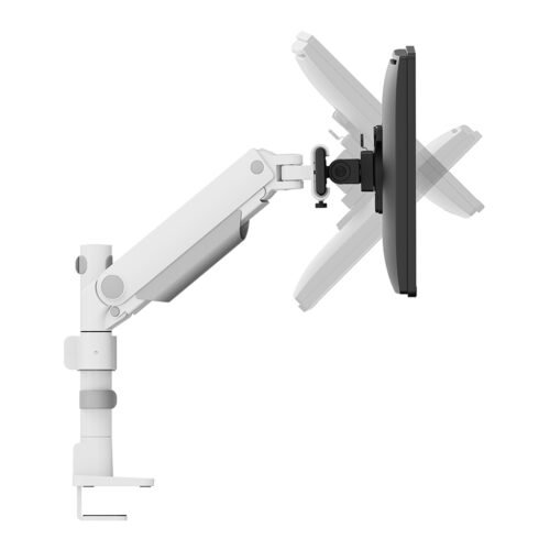 Neomounts DS65S-950WH2 Monitor arm 24-34" - gas spring - Topfix - multi-adjustable - 180°-stop - Image 11
