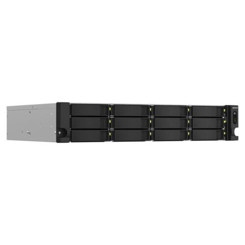 QNAP TS-1264U-RP NAS Rack (2U) Intel® Celeron® 8 GB DDR4 0 TB QNAP QTS Aluminium, Black - Image 4