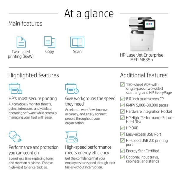 HP LaserJet Enterprise MFP M635h - Image 18