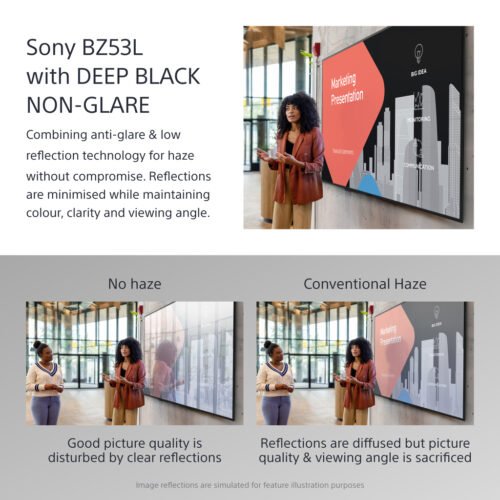 Sony BRAVIA FW-98BZ53L 4K HDR Full Array LED Professional display,780 cd/m2, Deep Black Non-Glare 47% Haze, 24/7 & 5 years Prim - Image 11