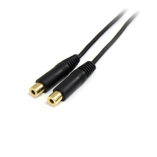 StarTech.com 6in Stereo Splitter Cable - 3.5mm Male to 2x 3.5mm Female - Image 2
