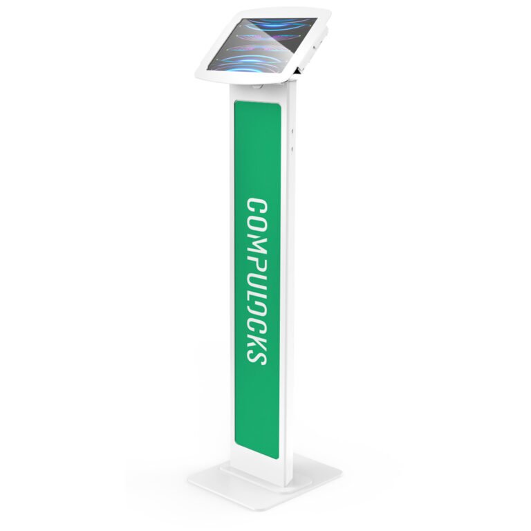 Compulocks iPad Pro 11" (1-4th Gen) Space Enclosure Brandable Floor Stand White