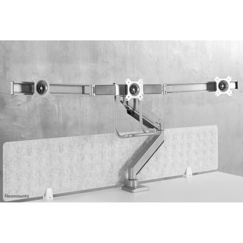 Neomounts NM-D775DX3SILVER Monitor arm 17-27" - gas spring - Topfix - 180°-stop - Image 10