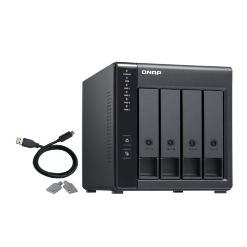 QNAP TR-004 storage drive enclosure HDD/SSD enclosure Black 2.5/3.5" - Image 10