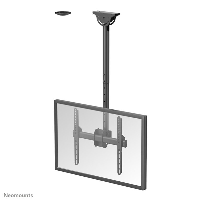 Neomounts NM-C440BLACK Monitor/TV mount ceiling 32-60" - h 56-91 cm