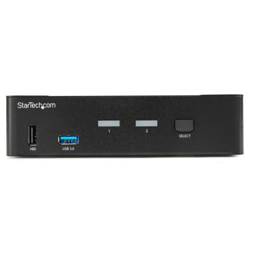 StarTech.com 2 Port DisplayPort KVM Switch - 4K 60Hz - Single Display - Dual Port UHD DP 1.2 USB KVM Switch with Integrated USB - Image 10