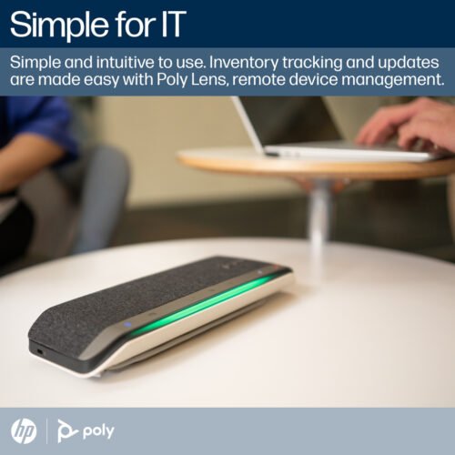 POLY Sync 40+ Microsoft Teams Certified USB-A USB-C Speakerphone +BT700 USB-A Adapter - Image 10