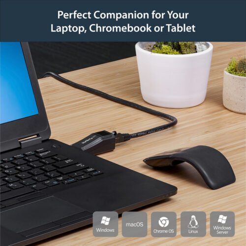 StarTech.com USB 3.0 to Gigabit Ethernet NIC Network Adapter – 10/100/1000 Mbps - Image 9