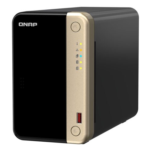 QNAP TS-264 NAS Tower Intel® Celeron® N5095 8 GB 0 TB QNAP QTS Black, Gold - Image 4