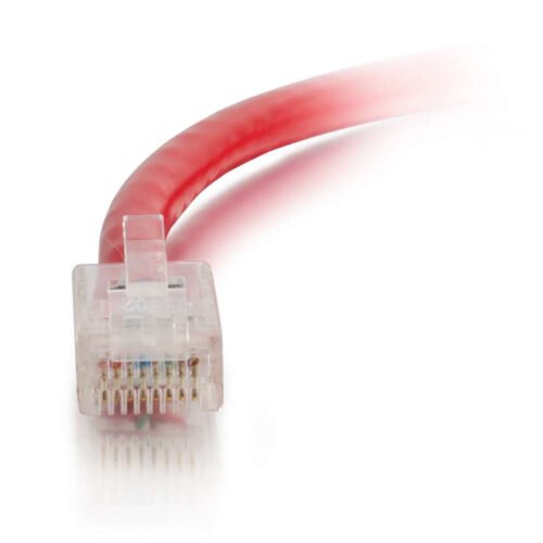 C2G 0.5m Cat5e Non-Booted Unshielded (UTP) Network Patch Cable - Red - Image 2