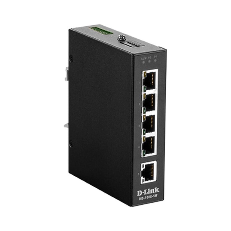 D-Link 5-Port Unmanaged Industrial Switch with 5 x 10/100/1000BaseT(X)