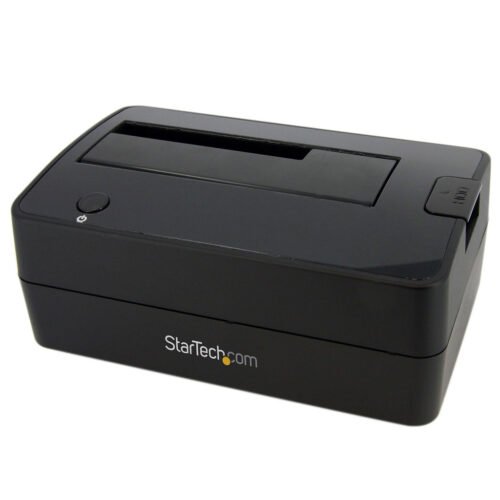 StarTech.com Single Bay USB 3.0 to SATA Hard Drive Docking Station, USB 3.0 (5 Gbps) Hard Drive Dock, External 2.5/3.5" SATA I/