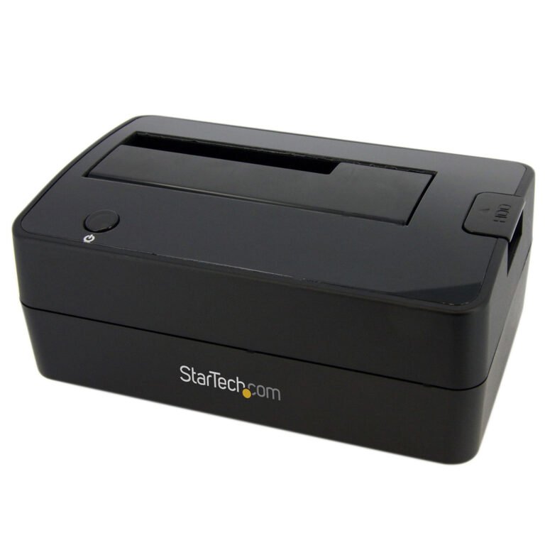 StarTech.com Single Bay USB 3.0 to SATA Hard Drive Docking Station, USB 3.0 (5 Gbps) Hard Drive Dock, External 2.5/3.5" SATA I/